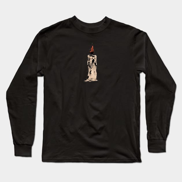 halloween candles Long Sleeve T-Shirt by Yohanes Yeesa